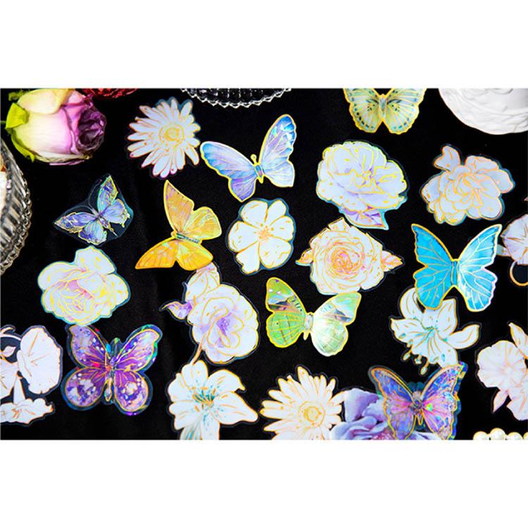 海外 装飾 ステッカー バラ hwara ② Seria / 少女 ステッカー / 4色 / 40枚組 - ショップ hwara