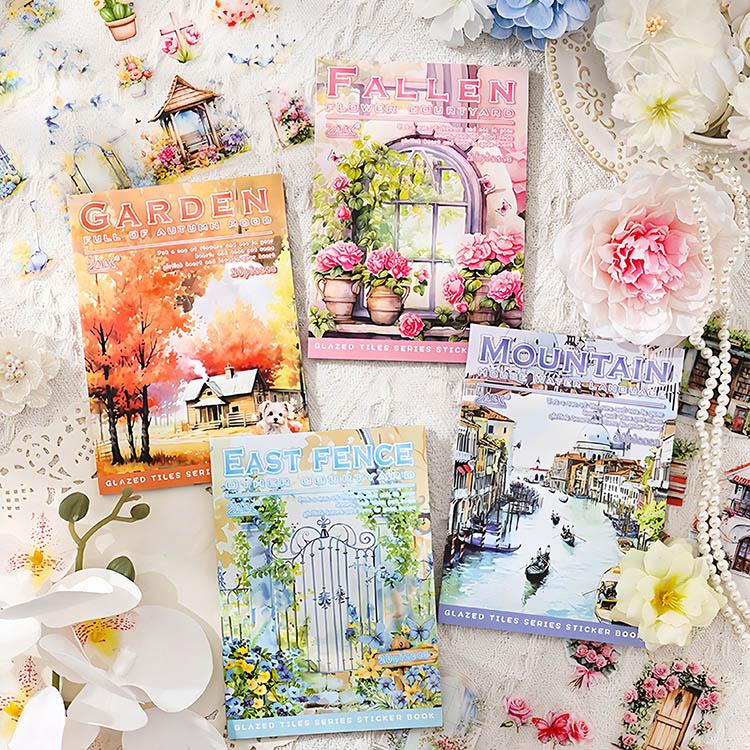 シールブック 型抜き 製本 クリアシール ガーデニング 一軒家 ホーム