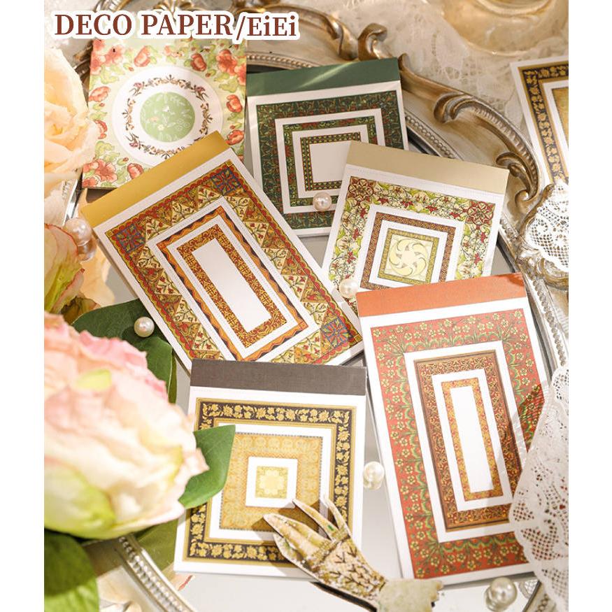 海外　紙モノ　素材紙　フレームメモ  240枚 海外 紙モノ 素材紙 フレームメモ 240枚