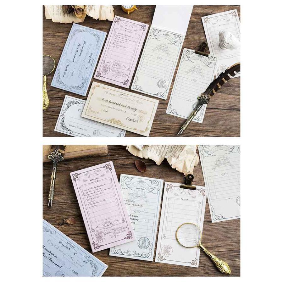 即日発送 海外 おしゃれなメモ便箋 メモノート 1パック同柄30枚入り 全4種類 クラシック アンティーク レトロ ビンテージ 枠 手帳デコ コラージュ素材 便箋 Sztz 30 006 卸売のeiei 通販 Yahoo ショッピング