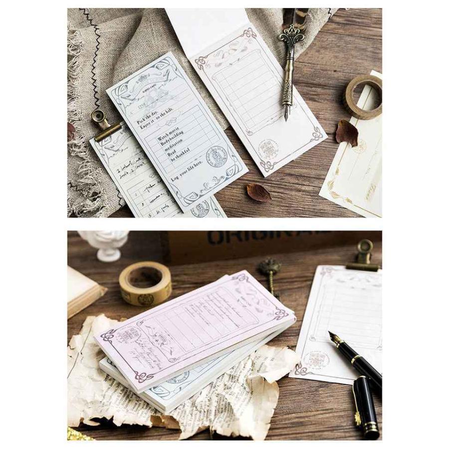 即日発送 海外 おしゃれなメモ便箋 メモノート 1パック同柄30枚入り 全4種類 クラシック アンティーク レトロ ビンテージ 枠 手帳デコ コラージュ素材 便箋 Sztz 30 006 卸売のeiei 通販 Yahoo ショッピング