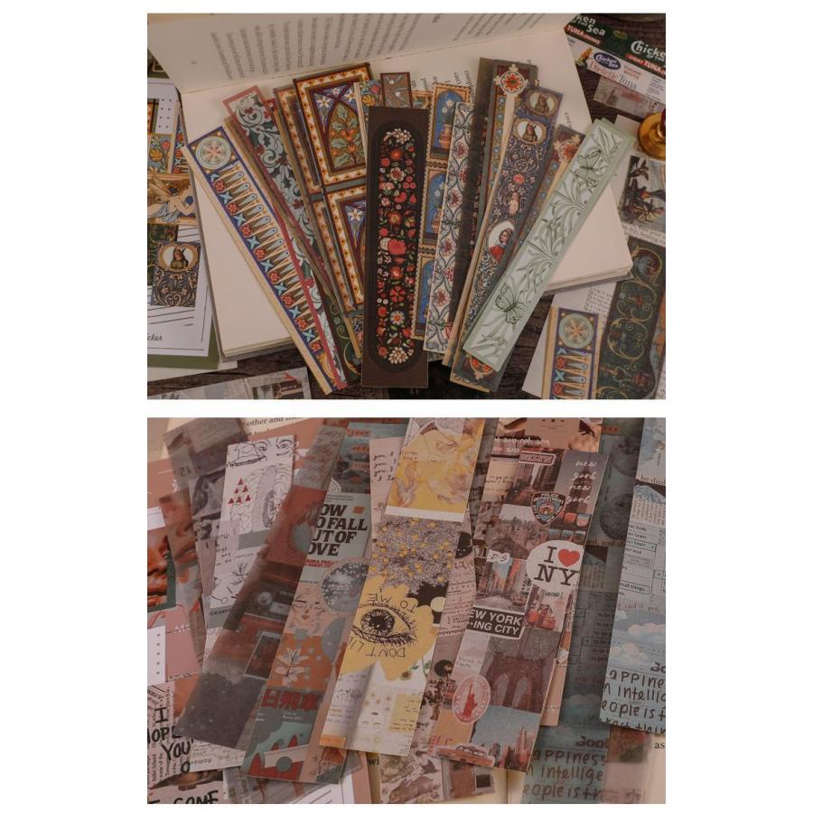 即日出荷 海外 大きめ チケット風メモ アンティーク調 メモ帳 ブロック