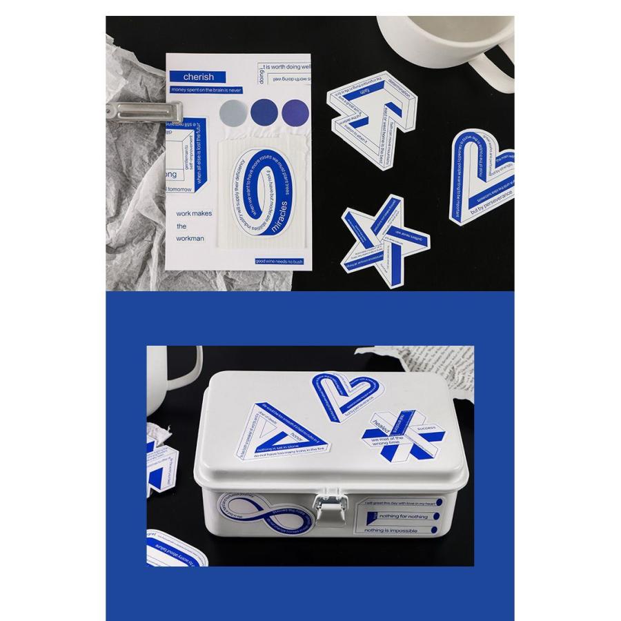 即日出荷 海外ステッカー 大きめ 3D 英字 数字 フレークシール ◇30枚