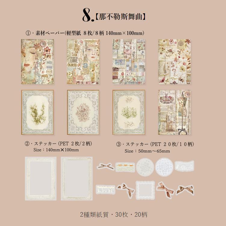 レース調 ヴィンテージ 素材ペーパー +レースステッカー 30点セット PET 透明 レース シール 耐水シール レトロ アンティーク 素材紙 sztz -30-050 :sztz-30-050:卸売のEiEi - 通販 - Yahoo!ショッピング レース調 ヴィンテージ 素材ペーパー +レースステッカー 30点セット PET 透明 レース シール 耐水シール レトロ アンティーク 素材紙 sztz -30-050 :sztz-30-050:卸売のEiEi - 通販 - Yahoo!ショッピング