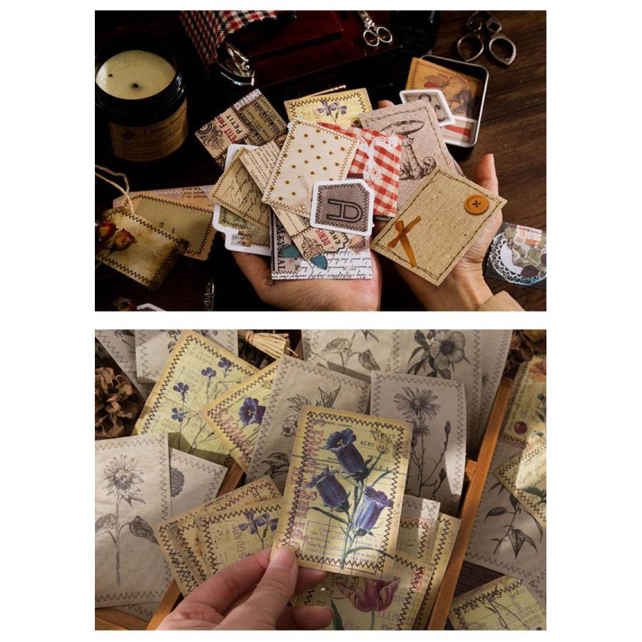 即日出荷 ヴィンテージ ステッカー やや大きめ 外国 手帳 デコ