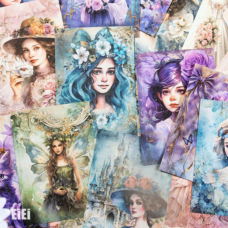 海外デザインペーパー ヴィンテージ ペーパー 素材紙ブック 背景紙