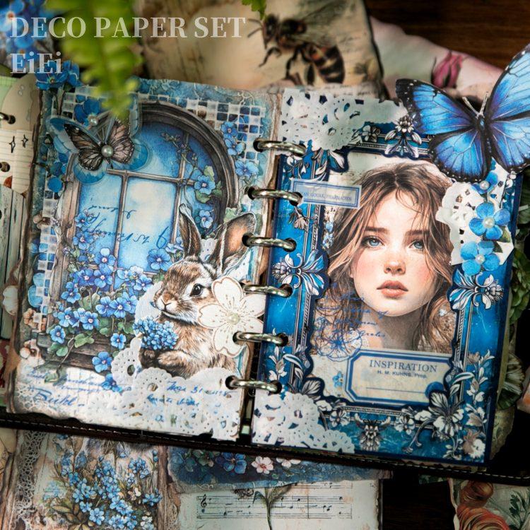 オールド加工 紙もの コラージュ素材 海外 燃えた紙 破れ 紙 背景紙