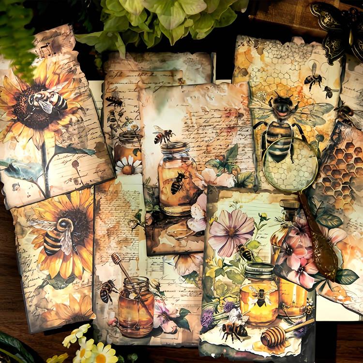 オールド加工 紙もの コラージュ素材 海外 燃えた紙 破れ 紙 背景紙