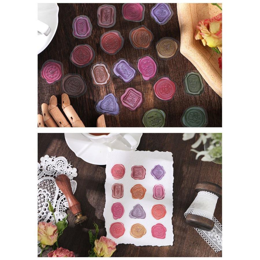 即納 シーリング ワックス スタンプ 風 フレークシール ろう 封蝋