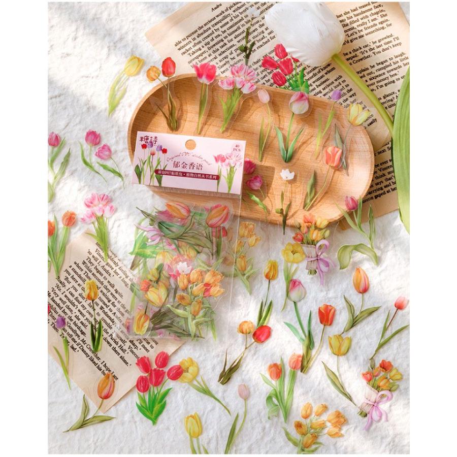 フレークシール まとめ売り ステッカー 韓国 コラージュ 大容量 植物 花 フレークシール まとめ売り ステッカー 韓国 コラージュ 大容量