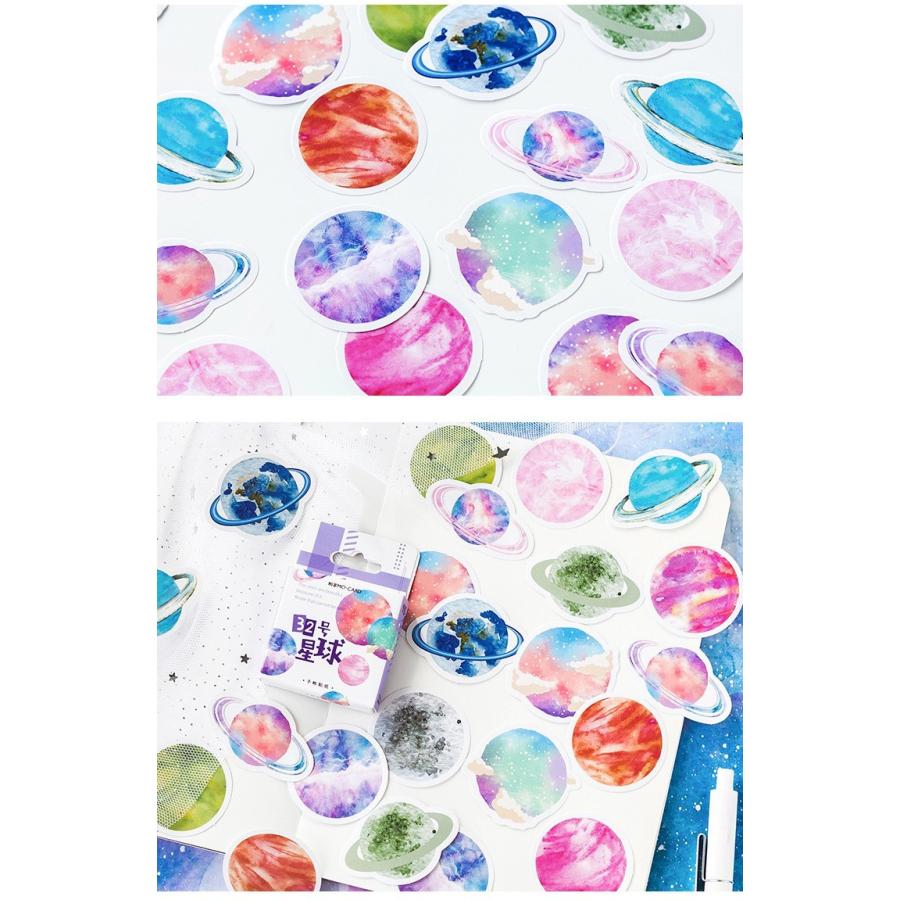 惑星 宇宙 火星 金星 地球 月 星 宇宙飛行 シール ステッカー 箱入り 海外文具 フレークシール ラベル イラストステッカー ジャンクジャーナル 手帳デコ Sztz 45 025 卸売のeiei 通販 Yahoo ショッピング