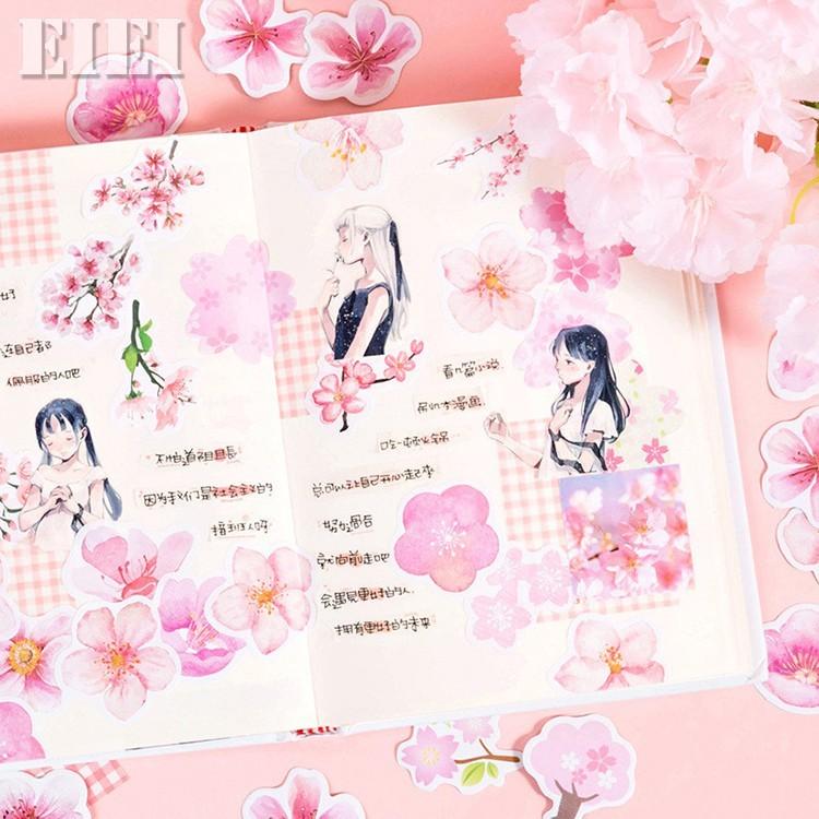 即納 海外フレークシール さくら 桜 箱入り 手帳デコ コラージュ素材