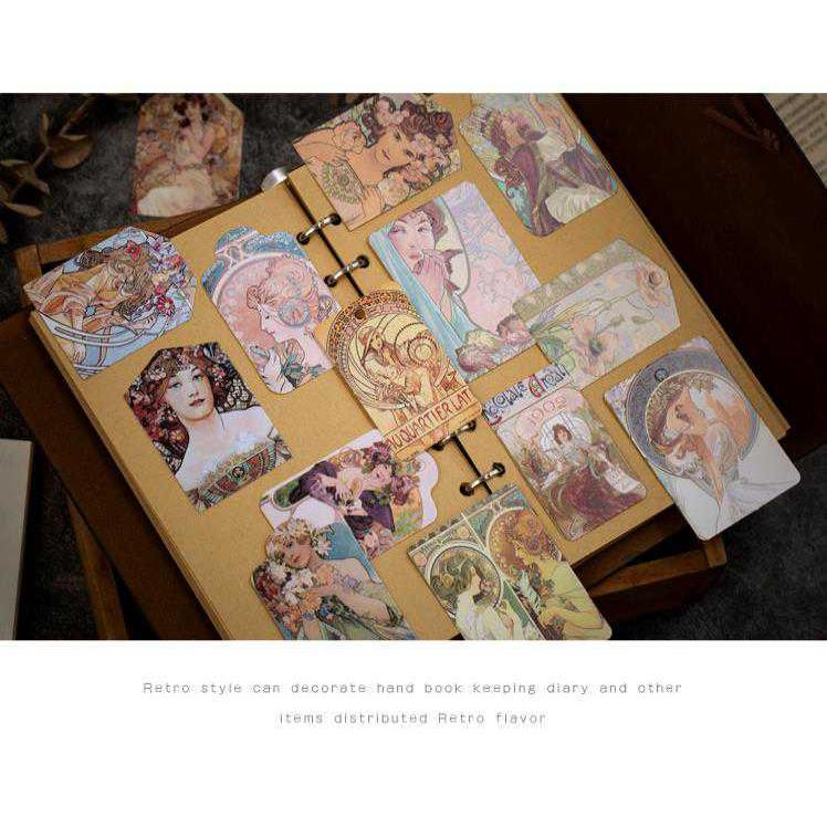 海外 アンティークタグ ビンテージタグ レトロ 50枚入り デザイン 全て