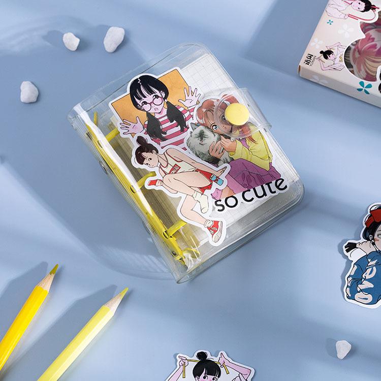 即日出荷 昭和 レトロ 少女雑誌 ステッカー ヴィンテージ シール 50枚