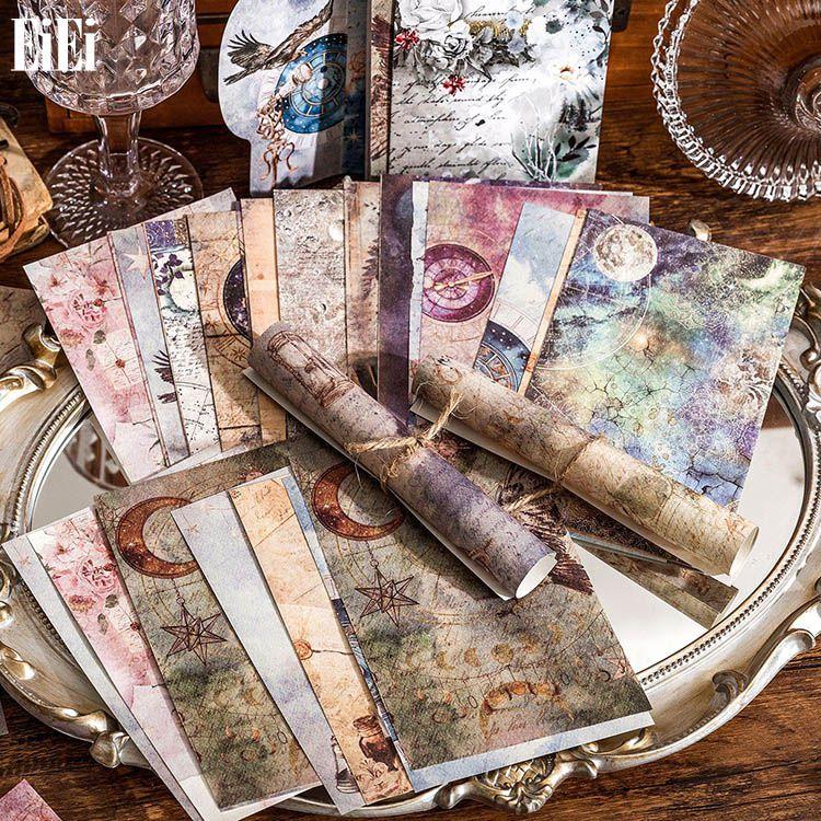 海外デザインペーパーブック ヴィンテージ ペーパー 素材紙