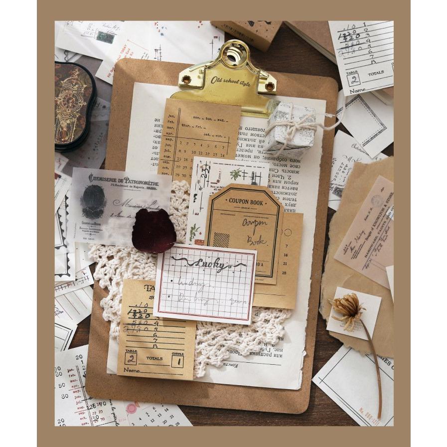 即日出荷 海外ミニペーパー 海外メモ 60枚入り 15柄 4種類紙質