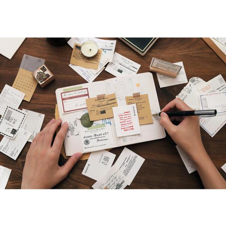 即日出荷 海外ミニペーパー 海外メモ 60枚入り 15柄 4種類紙質