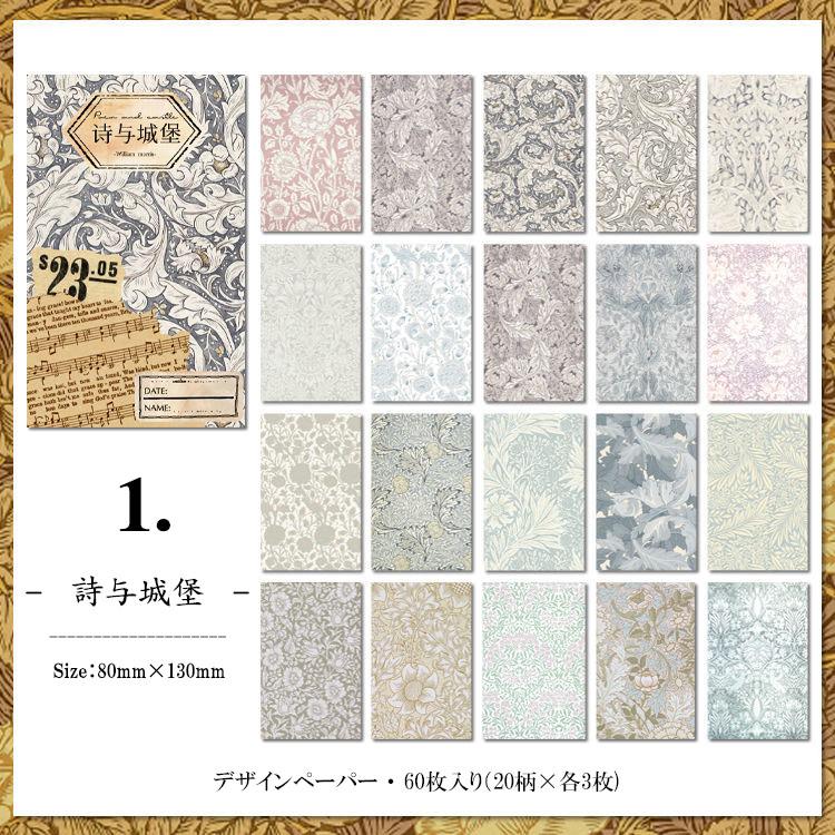 ヴィンテージ素材ペーパー 即日出荷 ヴィンテージ ペーパー コラージュ 素材 デザイン