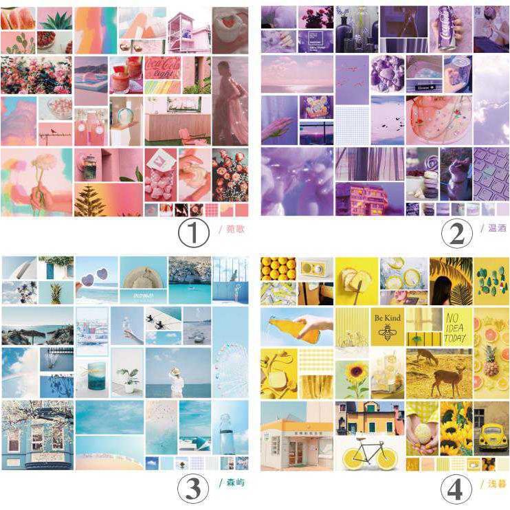 フレークシール 70枚 海外 コラージュ 素材 マスキングテープ素材