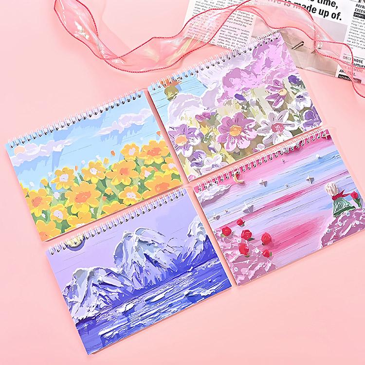 シール帳 はがせる A5サイズ 64頁 32枚 両面 剥離紙 シール台紙 無地