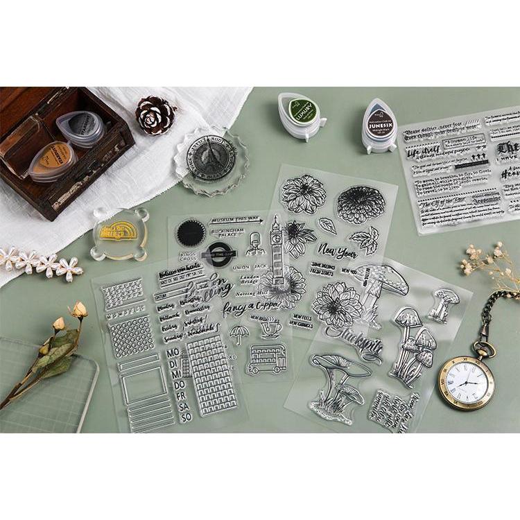 即日出荷 クリアスタンプ クリアスタンプシート 透明 A33-52 アクリル