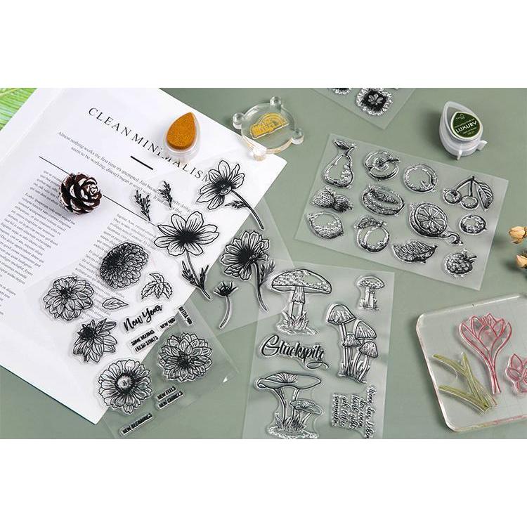 即日出荷 クリアスタンプ クリアスタンプシート 透明 A33-52 アクリル