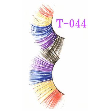 在庫処分】T-044 つけまつげ カラー デザイン 激安 派手 アイラッシュ