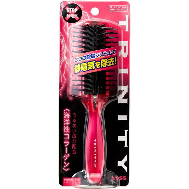 日本製 ギフト】ベス TRINITY 静電気防止ブラシ(小) ナイロン毛