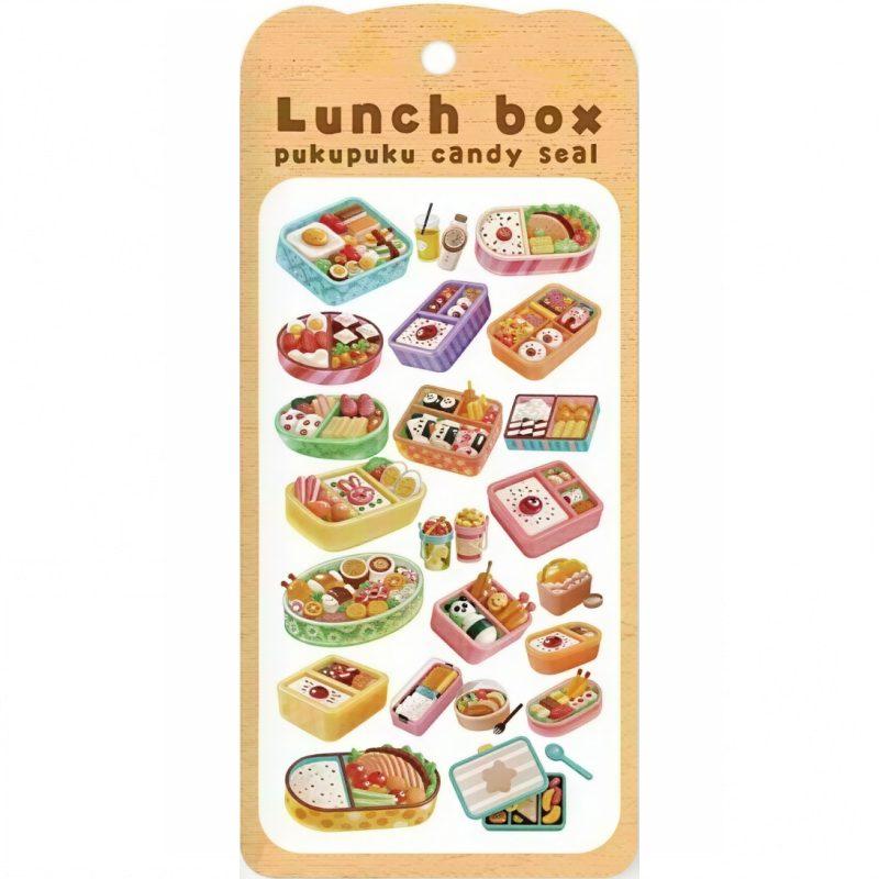 ぷくぷくキャンディシール ランチボックス 厚さ約5mm 人気のお弁当