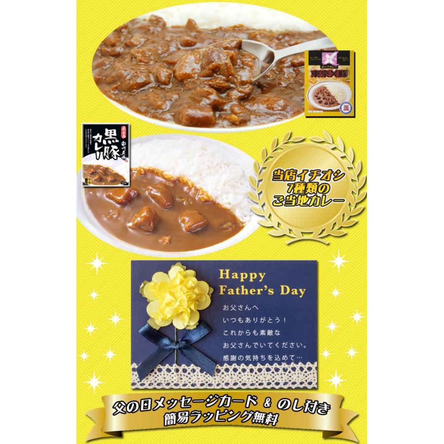 早割クーポン 父の日限定 父の日 スペシャル ご当地カレーセット 7種