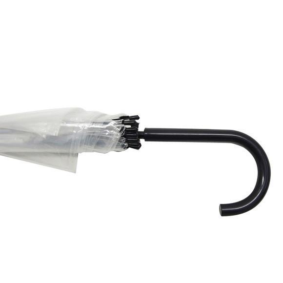 即納 ビニール傘 65cm 透明ビニール傘  480本セット（10c/s） 業務用ビニール傘まとめ買いの画像