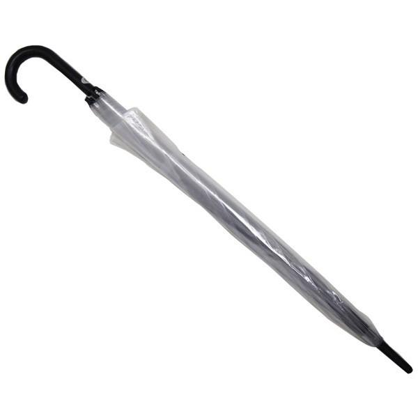 ビニール傘まとめ買い 60cm 透明 黒骨・ジャンプ式 600本セット（10c/s）の画像