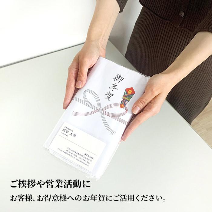 お年賀タオル 100枚 名刺入りポケット付 200匁 のし巻きタオル お年賀タオル 100枚 名刺入りポケット付 200匁 のし巻きタオル