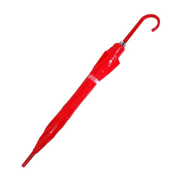 カラービニール傘  * ビニール傘50cm カラー 赤 （レッド） 6本セット *｜oroshistadium｜11