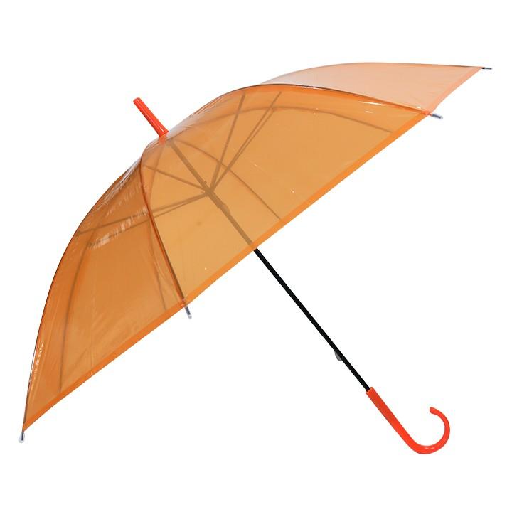 即日発送 カラービニール傘 * ビニール傘 50cm カラーオレンジ 120本