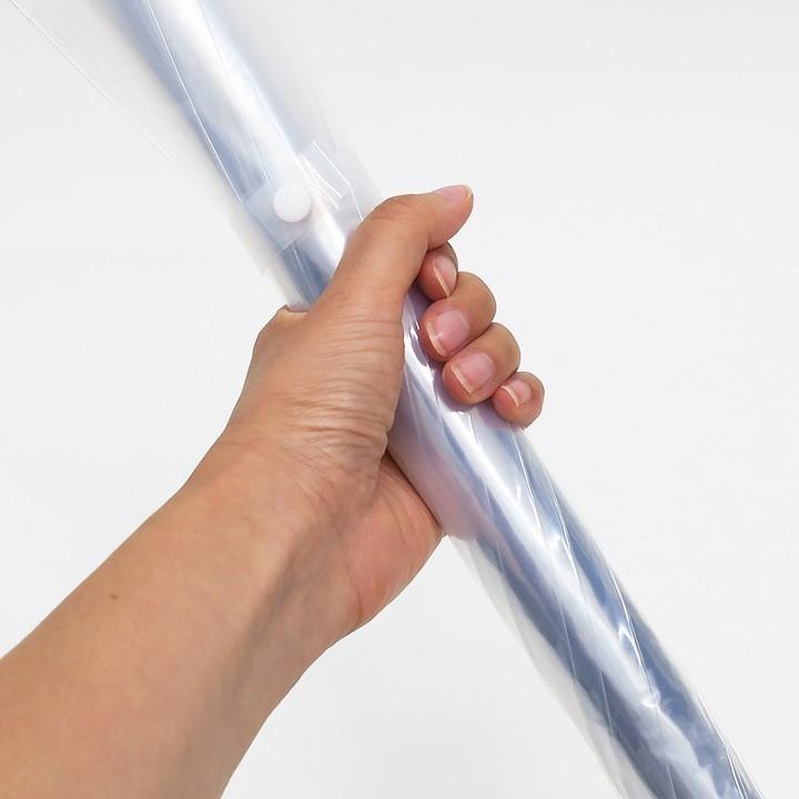 即納 60cmビニール傘 エコスリム 手開き式 600本セット(10c/s) 60cm傘 軽量の画像