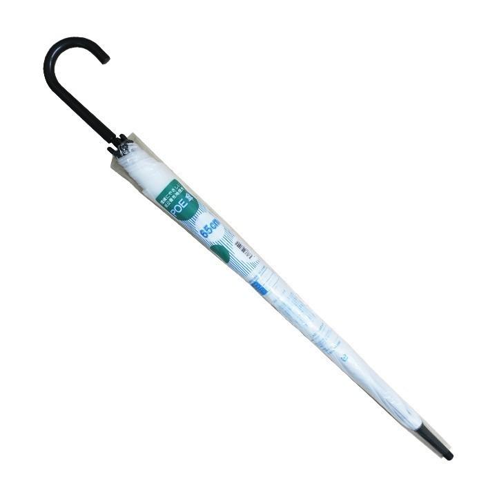 ビニール傘まとめ買い  65cmビニール傘 （特大サイズ）乳白 ジャンプ式　480本セット(10c/s) *の画像