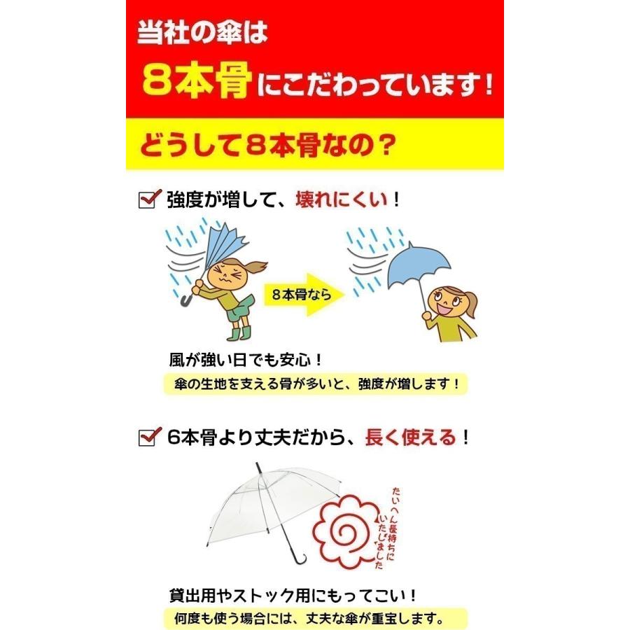 即納 60cm カラービニール傘 緑 300本セット(5c/s) カラー傘 ジャンプ式の画像
