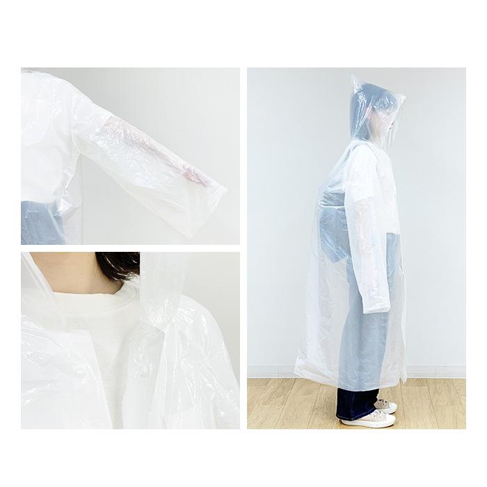 予約注文12月中旬頃入荷予定 オリジナル 軽量簡易レインコート 100個