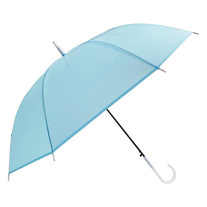60cm エンボスカラー傘 ブルー 180本セット(3c/s) 不透明カラー傘