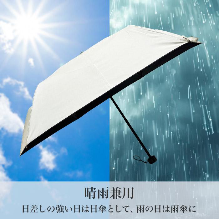 ミドリ産商 折りたたみ日傘 50cm 白系色×黒コーティング 120本セット