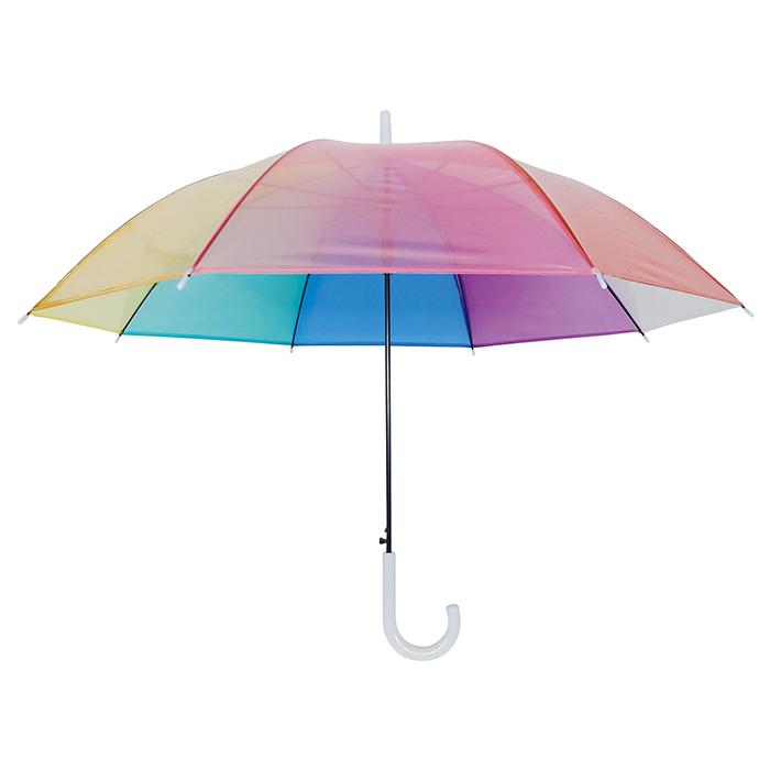 レインボーアンブレラ クリアジャンプ 60cm 180本セット(3c/s