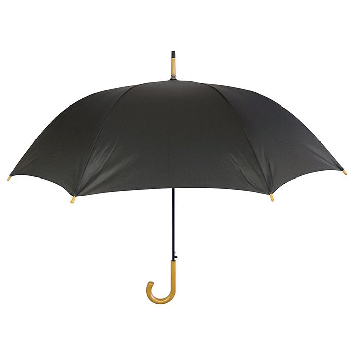 65cm ポリエステル傘 ジャンプ傘65木ハンドル 全5色 144本セット(3c/s) 長傘 ジャンプ傘自動開閉 8本骨の画像