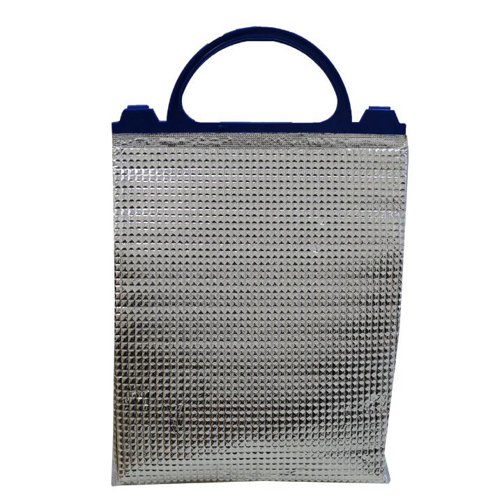 保温・保冷アルミバッグ(M) 252個セット (12×21)(34-655) 約210×260×奥行130mm 保冷温ランチバッグ 保冷バッグ 保冷袋 包装資材 業務用 大量購入 まとめ買いの画像