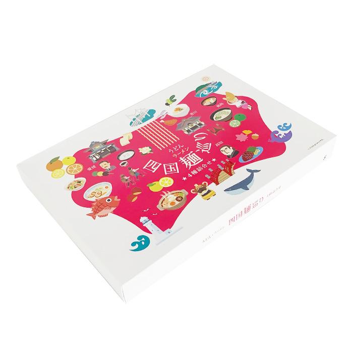 四国麺巡り ギフトセット (KAG-1) うどん ラーメン 詰め合わせ : 販促