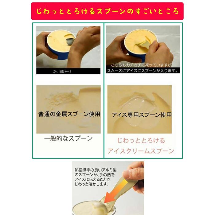 じわっととろける アイスクリームスプーン200個セット(1c/s)(2282960) ★金色アイススプーン★の画像