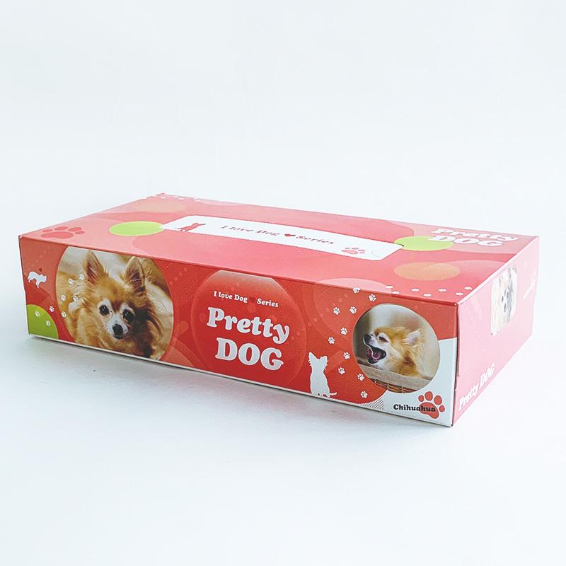 BOXティッシュ プリティドッグ 3P×24パック×3c/s（216個セット