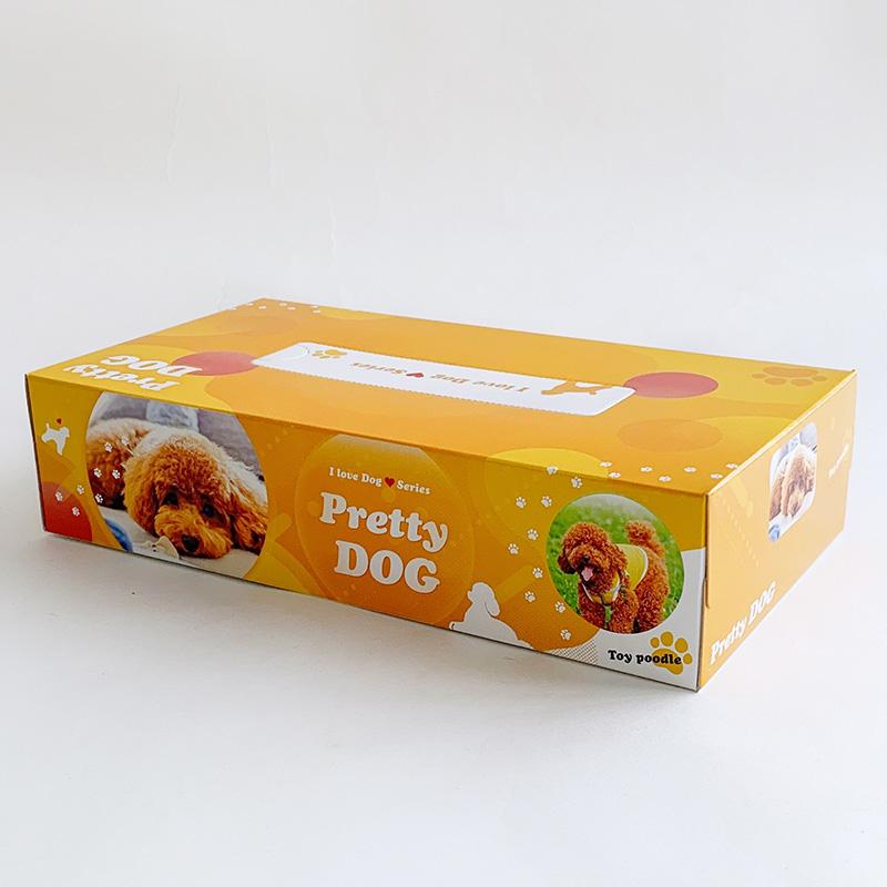 BOXティッシュ プリティドッグ 3P×24パック×3c/s（216個セット
