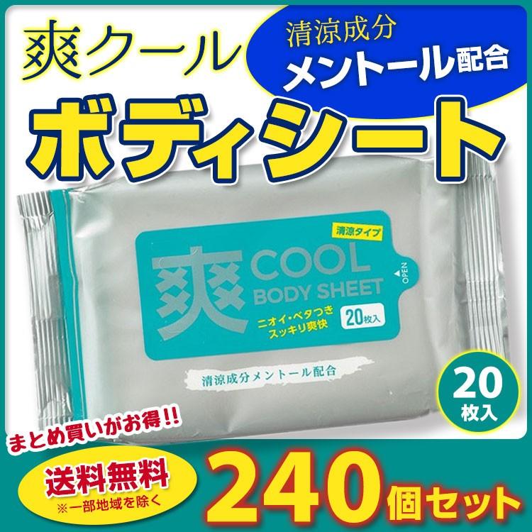 爽クールボディシート枚入 1c S メンズスキンケア メイク 240個セット 洗顔料 025 業務用ボディーシート 大量購入がお得です 洗顔シートや汗ふきシートに 夏のノベルティ 景品 販促品に 爽クールボディシート枚入 1c S 販促スタジアム