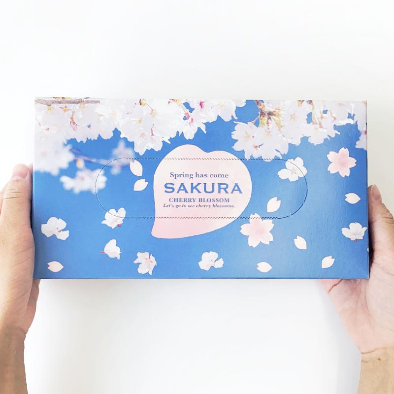 林製紙 桜 ティッシュ 100個(1c/s) さくら サクラ Sakura ボックス